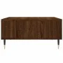Brown oak engineered wood coffee table 60x60x30 cm by vidaXL, Coffee table - Ref: Foro24-827035, Price: 55,44 €, Discount: %