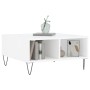 Glossy white engineered wood coffee table 60x60x30 cm by vidaXL, Coffee table - Ref: Foro24-827038, Price: 46,83 €, Discount: %