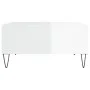 Mesa de centro madera de ingeniería blanco brillo 60x60x30 cm de vidaXL, Mesas de centro - Ref: Foro24-827038, Precio: 46,34 ...