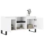 Weißer TV-Schrank aus Holzwerkstoff, 104 x 35 x 50 cm von vidaXL, TV-Möbel - Ref: Foro24-827020, Preis: 78,18 €, Rabatt: %
