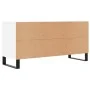 Weißer TV-Schrank aus Holzwerkstoff, 104 x 35 x 50 cm von vidaXL, TV-Möbel - Ref: Foro24-827020, Preis: 78,18 €, Rabatt: %