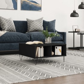 Schwarzer Couchtisch aus Holzwerkstoff, 60 x 60 x 30 cm von vidaXL, Couchtisch - Ref: Foro24-827037, Preis: 45,51 €, Rabatt: %