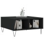 Black engineered wood coffee table 60x60x30 cm by vidaXL, Coffee table - Ref: Foro24-827037, Price: 45,44 €, Discount: %