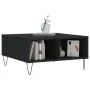 Mesa de centro madera de ingeniería negro 60x60x30 cm de vidaXL, Mesas de centro - Ref: Foro24-827037, Precio: 44,93 €, Descu...