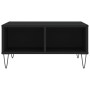 Black engineered wood coffee table 60x60x30 cm by vidaXL, Coffee table - Ref: Foro24-827037, Price: 45,44 €, Discount: %