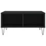 Mesa de centro madera de ingeniería negro 60x60x30 cm de vidaXL, Mesas de centro - Ref: Foro24-827037, Precio: 44,93 €, Descu...