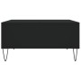Black engineered wood coffee table 60x60x30 cm by vidaXL, Coffee table - Ref: Foro24-827037, Price: 45,44 €, Discount: %