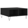 Black engineered wood coffee table 60x60x30 cm by vidaXL, Coffee table - Ref: Foro24-827037, Price: 45,44 €, Discount: %