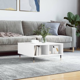 Weißer Couchtisch aus Holzwerkstoff, 60 x 60 x 30 cm von vidaXL, Couchtisch - Ref: Foro24-827028, Preis: 45,51 €, Rabatt: %