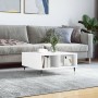 Weißer Couchtisch aus Holzwerkstoff, 60 x 60 x 30 cm von vidaXL, Couchtisch - Ref: Foro24-827028, Preis: 45,51 €, Rabatt: %