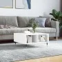 White engineered wood coffee table 60x60x30 cm by vidaXL, Coffee table - Ref: Foro24-827028, Price: 44,98 €, Discount: %
