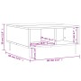 White engineered wood coffee table 60x60x30 cm by vidaXL, Coffee table - Ref: Foro24-827028, Price: 45,51 €, Discount: %