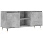 Betongrauer TV-Schrank aus Holzwerkstoff, 104 x 35 x 50 cm von vidaXL, TV-Möbel - Ref: Foro24-827008, Preis: 63,39 €, Rabatt: %