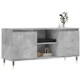 Betongrauer TV-Schrank aus Holzwerkstoff, 104 x 35 x 50 cm von vidaXL, TV-Möbel - Ref: Foro24-827008, Preis: 63,39 €, Rabatt: %
