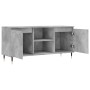 Betongrauer TV-Schrank aus Holzwerkstoff, 104 x 35 x 50 cm von vidaXL, TV-Möbel - Ref: Foro24-827008, Preis: 63,39 €, Rabatt: %