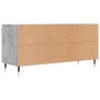 Betongrauer TV-Schrank aus Holzwerkstoff, 104 x 35 x 50 cm von vidaXL, TV-Möbel - Ref: Foro24-827008, Preis: 63,39 €, Rabatt: %