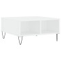 Weißer Couchtisch aus Holzwerkstoff, 60 x 60 x 30 cm von vidaXL, Couchtisch - Ref: Foro24-827036, Preis: 45,04 €, Rabatt: %