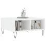 White engineered wood coffee table 60x60x30 cm by vidaXL, Coffee table - Ref: Foro24-827036, Price: 44,48 €, Discount: %