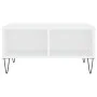 White engineered wood coffee table 60x60x30 cm by vidaXL, Coffee table - Ref: Foro24-827036, Price: 44,48 €, Discount: %
