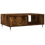 Couchtisch aus geräuchertem Eichenholzwerkstoff, 90 x 60 x 35 cm von vidaXL, Couchtisch - Ref: Foro24-827057, Preis: 74,83 €,...