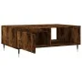 Couchtisch aus geräuchertem Eichenholzwerkstoff, 90 x 60 x 35 cm von vidaXL, Couchtisch - Ref: Foro24-827057, Preis: 73,69 €,...
