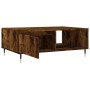 Couchtisch aus geräuchertem Eichenholzwerkstoff, 90 x 60 x 35 cm von vidaXL, Couchtisch - Ref: Foro24-827057, Preis: 74,83 €,...