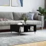 Black engineered wood coffee table 60x60x30 cm by vidaXL, Coffee table - Ref: Foro24-827029, Price: 45,57 €, Discount: %