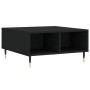 Black engineered wood coffee table 60x60x30 cm by vidaXL, Coffee table - Ref: Foro24-827029, Price: 46,06 €, Discount: %