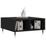 Black engineered wood coffee table 60x60x30 cm by vidaXL, Coffee table - Ref: Foro24-827029, Price: 46,06 €, Discount: %