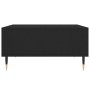 Black engineered wood coffee table 60x60x30 cm by vidaXL, Coffee table - Ref: Foro24-827029, Price: 46,06 €, Discount: %