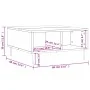 Schwarzer Couchtisch aus Holzwerkstoff, 60 x 60 x 30 cm von vidaXL, Couchtisch - Ref: Foro24-827029, Preis: 45,58 €, Rabatt: %