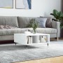 Couchtisch aus Holzwerkstoff glänzend weiß 60x60x30 cm von vidaXL, Couchtisch - Ref: Foro24-827030, Preis: 48,05 €, Rabatt: %