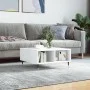 Engineered wood glossy white coffee table 60x60x30 cm by vidaXL, Coffee table - Ref: Foro24-827030, Price: 47,48 €, Discount: %