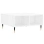 Couchtisch aus Holzwerkstoff glänzend weiß 60x60x30 cm von vidaXL, Couchtisch - Ref: Foro24-827030, Preis: 48,05 €, Rabatt: %
