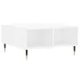 Engineered wood glossy white coffee table 60x60x30 cm by vidaXL, Coffee table - Ref: Foro24-827030, Price: 47,48 €, Discount: %