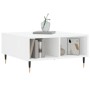 Engineered wood glossy white coffee table 60x60x30 cm by vidaXL, Coffee table - Ref: Foro24-827030, Price: 48,05 €, Discount: %