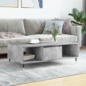 Concrete gray engineered wood coffee table 104x60x35 cm by vidaXL, Coffee table - Ref: Foro24-827080, Price: 66,16 €, Discoun...