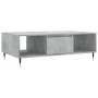 Betongrauer Couchtisch aus Holzwerkstoff, 104 x 60 x 35 cm von vidaXL, Couchtisch - Ref: Foro24-827080, Preis: 66,99 €, Rabat...