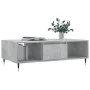 Concrete gray engineered wood coffee table 104x60x35 cm by vidaXL, Coffee table - Ref: Foro24-827080, Price: 66,16 €, Discoun...