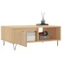 Mesa de centro madera de ingeniería roble Sonoma 90x60x35 cm de vidaXL, Mesas de centro - Ref: Foro24-827063, Precio: 59,33 €...