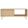 Mesa de centro madera de ingeniería roble Sonoma 90x60x35 cm de vidaXL, Mesas de centro - Ref: Foro24-827063, Precio: 59,33 €...