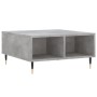 Engineered wood gray concrete coffee table 60x60x30 cm by vidaXL, Coffee table - Ref: Foro24-827032, Price: 44,21 €, Discount: %