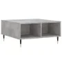 Engineered wood gray concrete coffee table 60x60x30 cm by vidaXL, Coffee table - Ref: Foro24-827032, Price: 43,69 €, Discount: %