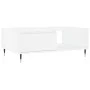 Mesa de centro madera de ingeniería blanco 90x60x35 cm de vidaXL, Mesas de centro - Ref: Foro24-827052, Precio: 61,13 €, Desc...