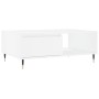 Weißer Couchtisch aus Holzwerkstoff, 90 x 60 x 35 cm von vidaXL, Couchtisch - Ref: Foro24-827052, Preis: 61,90 €, Rabatt: %