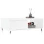 Mesa de centro madera de ingeniería blanco 90x60x35 cm de vidaXL, Mesas de centro - Ref: Foro24-827052, Precio: 61,13 €, Desc...