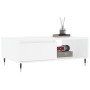 Weißer Couchtisch aus Holzwerkstoff, 90 x 60 x 35 cm von vidaXL, Couchtisch - Ref: Foro24-827052, Preis: 61,90 €, Rabatt: %