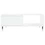Weißer Couchtisch aus Holzwerkstoff, 90 x 60 x 35 cm von vidaXL, Couchtisch - Ref: Foro24-827052, Preis: 61,90 €, Rabatt: %