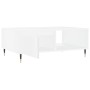 Weißer Couchtisch aus Holzwerkstoff, 90 x 60 x 35 cm von vidaXL, Couchtisch - Ref: Foro24-827052, Preis: 61,90 €, Rabatt: %