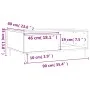 Mesa de centro madera de ingeniería blanco 90x60x35 cm de vidaXL, Mesas de centro - Ref: Foro24-827052, Precio: 61,13 €, Desc...